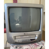 Tv Tubo C Vídeo Cassete Acoplado Colorida Antiga Philco