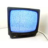 Tv Vision 12 Pol Preto E Branco Funcionando