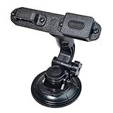 TWAYRDIO Base De Montagem De Para Brisa Painel Para Rádio Portátil E Microfone Suporte De Ventosa De ângulo Ajustável Para BaoFeng Retevis Yaesu Motorola Talkabout Handhelds HT Rádios Bidirecionais