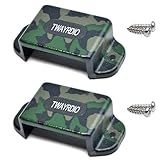 TWAYRDIO Suporte De Painel Para Walkie Talkie Portátil Gancho De Clipe De Cinto Com Parafusos Para Rádio Bidirecional Midland Motorola BaoFeng Retevis Yaesu Pacote Com 2