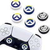 TwiHill Thumb Stick Grips Caps Cover Para Controlador Thumb Sticks Cover Set Tampa De Silicone De Substituição Para Joystick De Controlador Analógico Para PS5 3 Pares 6 Unidades 