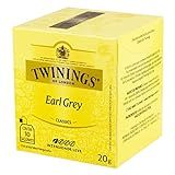 Twinings Chá Preto Earl Grey 20g  Pacote De 10 Saquinhos 