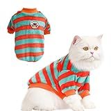 TwinkkeJoy Suéter Para Cães Pequenos Meninos Meninas Gatos Filhotes Casacos Roupas De Inverno Roupas De Lã Para Cães Casacos Roupas Gatos Gatos Gatos Gatos Gatos Cachorros Laranja 