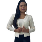 Twinset Feminino Trico Vazado
