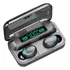 Tws F9-5 Fone De Ouvido In-ear Gamer Sem Fio Preto Cor Da Luz Verde