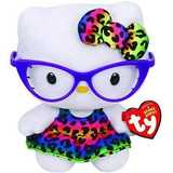 Ty Beanie Babies Pelúcia Hello Kitty Com Oculos