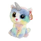 Ty Beanie Boos 15 Cm Heather Uni Kitty Pelúcia Perfeita