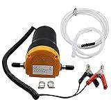 TYQXSH Bomba De Transferência De Sucção De Bombas Extrator De óleo Bruto óleo Bruto De 12v 60w Bomba De Transferência De Câmbio De Escavação Para Carro Carro Carro Barco Mot Com Tubos Acessórios De Bomba