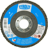 Tyrolit Gr40 Disco De Lixa Flap 115mm 4 1 2 Pol 20 Peças Cor Azul