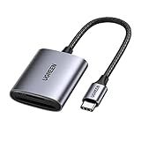 U Green Leitor De Cartão De Memória Conector Usb Tipo C Para Cartão Memória Micro Sd E Cartão Sd Velocidade De Transferência De Até 5Gbps Compatível Com Windows Mac Os Android E Linux No Brasil