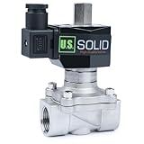 U-S- Solid Válvula Solenóide De 3-4- - Aço Inoxidável 110 V Ca- Normalmente Aberta- Vedação Viton