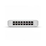 Ubiquiti UniFi Switch USW Lite 16 PoE 16 Port Gigabit Ethernet 8X PoE Wandmontage 