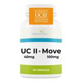 Uc 2 40mg Move 100mg 60 Cápsulas Sabor Saúde Articulações Sabor Sem Sabor