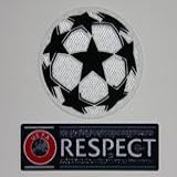 UEFA Champions League Chapa De Futebol De Ferro E Patch De Respeito