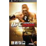 Ufc Undisputed 2010 Psp
