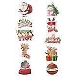 UFURMATE Decorações De Alpendre De Natal 11 Peças Placas De Parede De Papel Para Pendurar Na Parede Para Porta De Natal Pingentes Para Pendurar Em Casa Decoração Interna E Externa