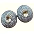 Ug6-brincos Pave Prata 925 Citrino Zirconias Rodinado      K