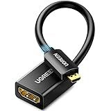 UGREEN Adaptador Micro HDMI Para HDMI Cabo Macho Para Fêmea HDMI 2 0 4K 60 Hz HDR 3D Dolby 18 Gbps De Alta Velocidade Compatível Com Raspberry Pi 5 Pi 4 GoPro Hero 7 6 Sony A6000 Camera Re