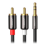 Ugreen Cabo 10584 P2 X 2x Rca 2m 2 Metros Blindagem Dupla