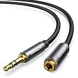 UGREEN Cabo De Extensão De Fone De Ouvido Extensão De 3 5 Mm Cabo De Extensão Auxiliar Banhado A Ouro Conector Estéreo De áudio Macho Para Fêmea Extensor De Cabo TRS Compatível Com IPhone IP