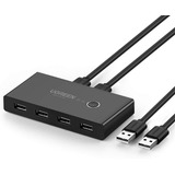Ugreen Hub Kvm Switch Usb 2 0 2 Pcs Usando 1 Teclado Mouse