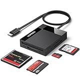 UGREEN Leitor De Cartão SD USB C Adaptador De Cartão De Memória 4 Em 1 SD Externo Micro SD MS CF Leitor De Cartão De Câmera Compacta Flash Compatível Com IPhone 15 Câmera De Trilha Câmera D