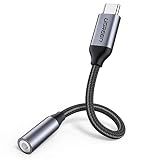 UGreen Usb C Para P2 3-5mm Aux Fêmea Cabo 10cm Android