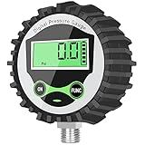 Uharbour Manômetro Digital De Baixa Pressão Com Conector Inferior Npt De 1 4 E Protetor De Borracha Por 0 35 15 Psi Precisão De 1 Fs