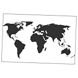 UKCOCO 1 Conjunto De Adesivos De Parede De Mapa Mundial Mapa Político Mural De Mapas Grandes Papel De Parede Mapa Mundial Imagem De Parede Decorações Gráficas De Parede Decoração
