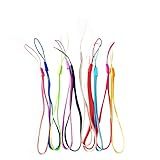 UKCOCO 50 Peças De Cordões De Pulso Práticos Curtos E Coloridos Para Flash USB Chaves De Drives Chaveiros Nome De Identificação Crachá De Identificação Cor Aleatória