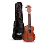Ukulele Acústico Malibu Soprano Sapele 21s Fosco Natural