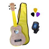 Ukulele Acústico Winner 21 Abs Soprano Amarelo C Afinador