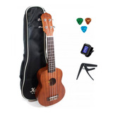 Ukulele Concerto Kalani Acústico Kal220cs Afinad capotraste