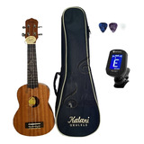 Ukulele Concerto Kalani Acústico Kal220cs Capa Afinador