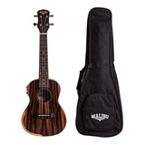Ukulele Malibu Concert Ebano Eletrico 23esc E