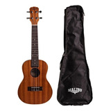 Ukulele Malibu Concert Sapele Natural 23 S Cordas Aquila nf