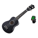Ukulele Soprano Capa Afinador