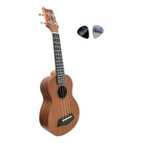 Ukulele Soprano Iniciante Profissional Brinde Palheta Nylon