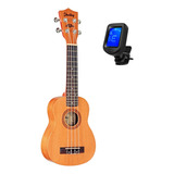 Ukulele Soprano Shelby By Eagle Su21 Mogno Su21m Afinador