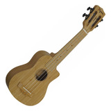 Ukulele Tagima Soprano Acustico Laki s Natural Nylon Bambu Cor Natural Satin
