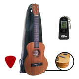 Ukulele Tenor Spring Elétrico Us26 Capa Afinador