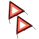 ULTECHNOVO 2 Unidades Triângulos De Sinalização Para Veículos Aviso De Emergência De Substituição Automotiva Triângulo De Advertência Reflexivo Sinal De Aviso Luz De Aviso Automático