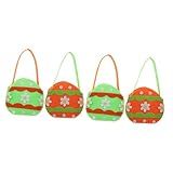 ULTECHNOVO 4 Pcs Bolsa De Doces Lembrancinhas De Páscoa Saquinhos De Páscoa Presente De Chocolate Saquinhos De Lanche Saquinhos Para Decoração Sacos De Presente Joalheria Cesta