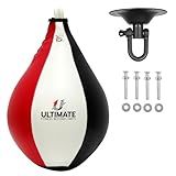 Ultimate Fitness Speed Bag Kit De Bola De Boxe De Couro MMA Muay Thai Training Punching Dodge Workout Speedball Kicking Strike Ball Com Giro Para Pendurar Neddle Conjunto De Parafusos Multi 