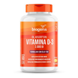 Ultra Absorption Vitamina D3 2000ui 60caps Gel Tcm Biogens