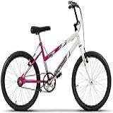 ULTRA BIKE Bicicleta Bicolor Feminina Aro 20 Infantil Rosa Branco  BMF20 02RS