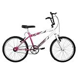ULTRA BIKE Bicicleta Bikes Bicolor Aro 20 Infantil Rosa Branco BM20 02RS