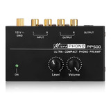 Ultra compact Phono Preamp Pp500 Controles De Nível E Volume