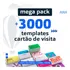 Ultra Pack +3000 Cartão De Visita Arte Final Modelos Vetor