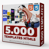 Ultra Pack 5.000 Sites Prontos Html5 + 30.000 Ebooks Plrs